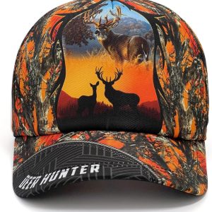 Deer Hunting Graphic Baseball Cap